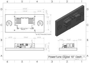 PowerTune Digital Ultrawide Dash V5 - PREORDER